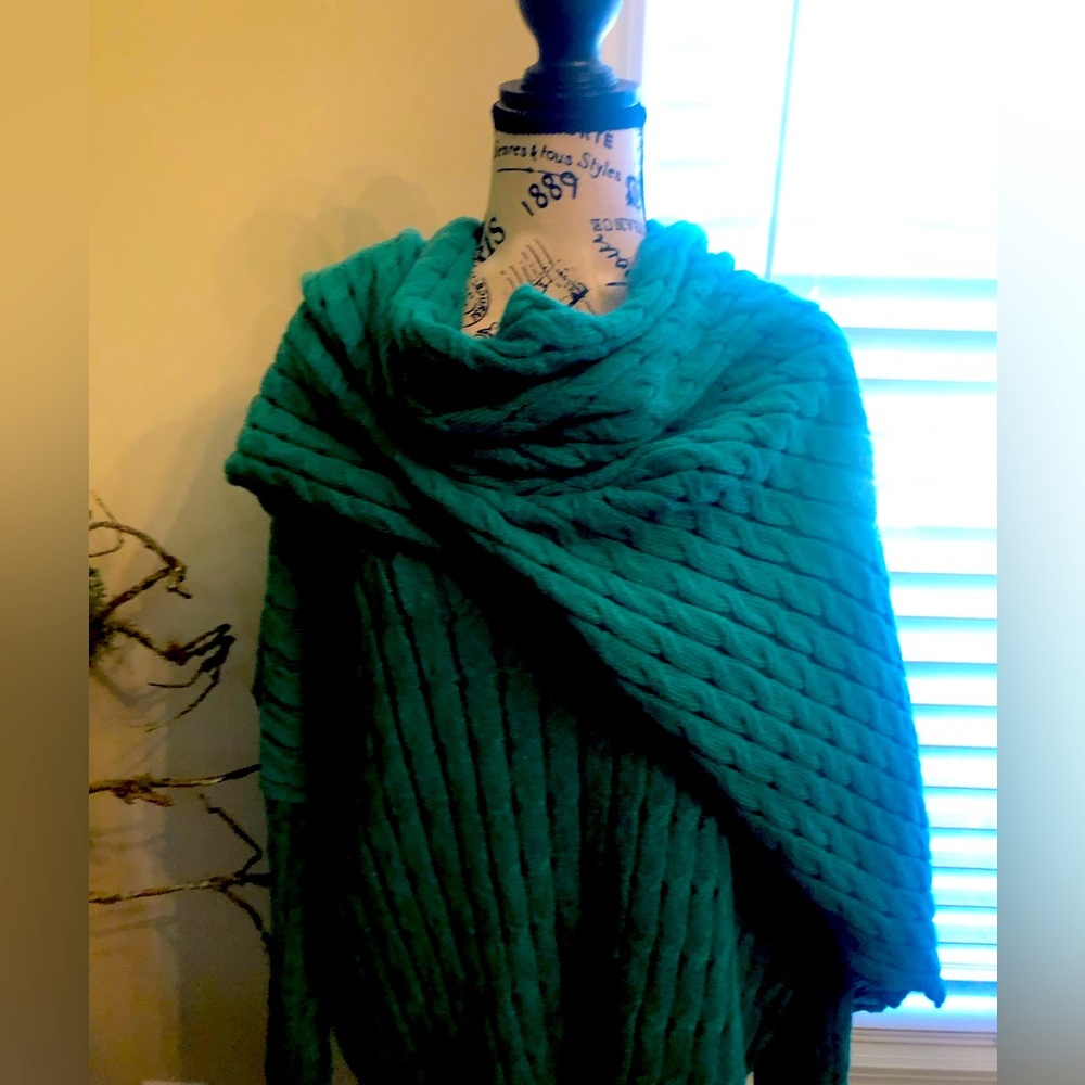 Sweater And Matching Extra Long Matching Scarf - image 1